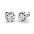 Cluster Diamond Ring 0.65ct–0.88ct – BJE0019 – 18k White Gold