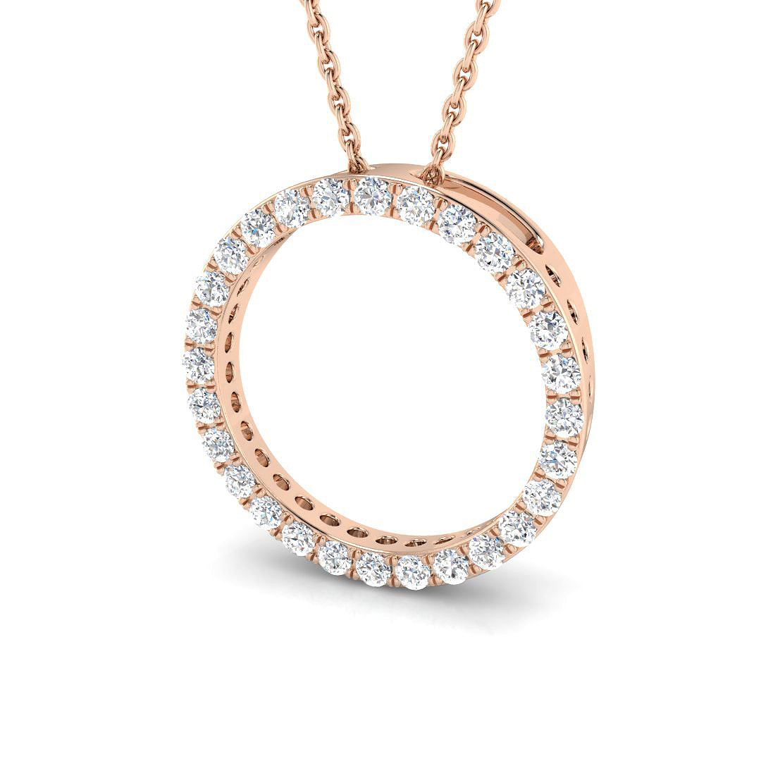 Circle of Life Diamond Ring 0.24ct – BJP0030 – 18k Rose Gold