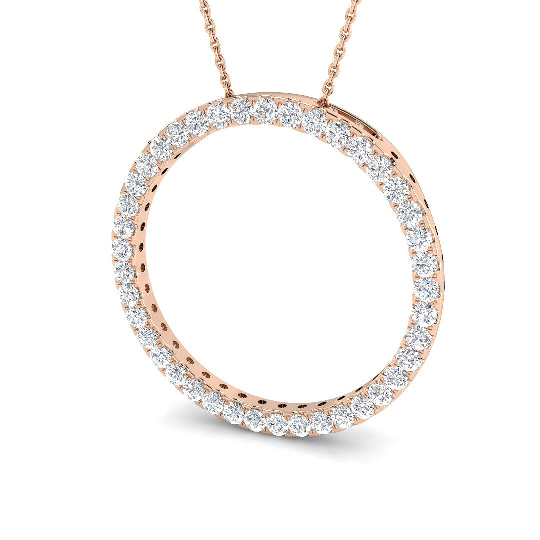 Circle of Life Diamond Ring 1.04ct – BJP0116 – 18k Rose Gold