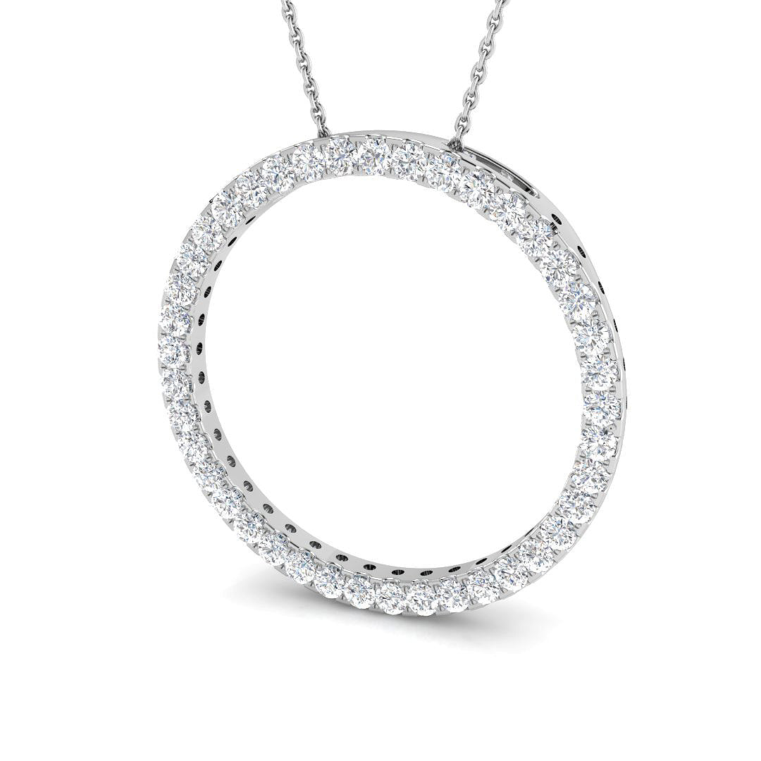 Circle of Life Diamond Ring 1.04ct – BJP0116 – 18k White Gold
