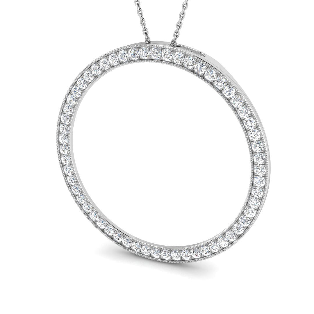 Circle of Life Diamond Ring 1.0ct – BJP0121 – 18k White Gold