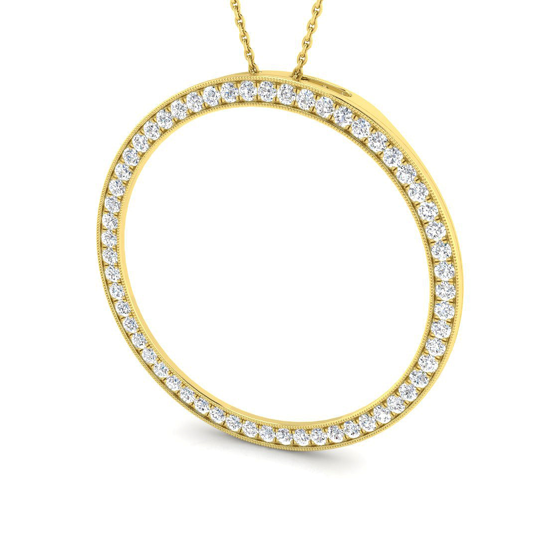 Circle of Life Diamond Ring 1.0ct – BJP0121 – 18k Yellow Gold