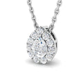 Halo Diamond Ring 0.2ct–2.07ct – SP6200 – 18k White Gold