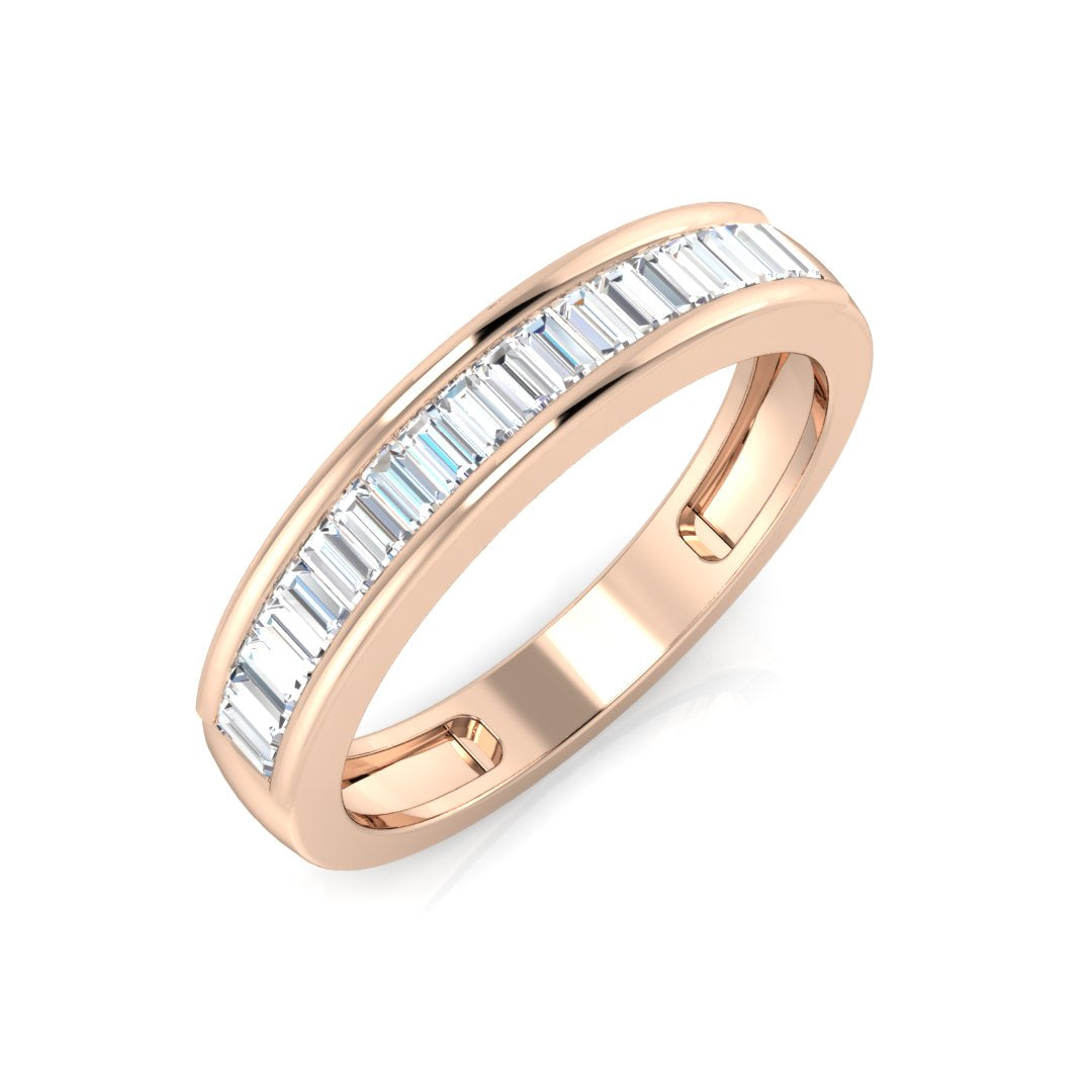 Half Eternity Diamond Ring 0.28ct–0.94ct – BJR0131B – 18k Rose Gold