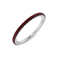 Ruby Diamond Ring 0.4ct – BJR0150~RY – 18k White Gold
