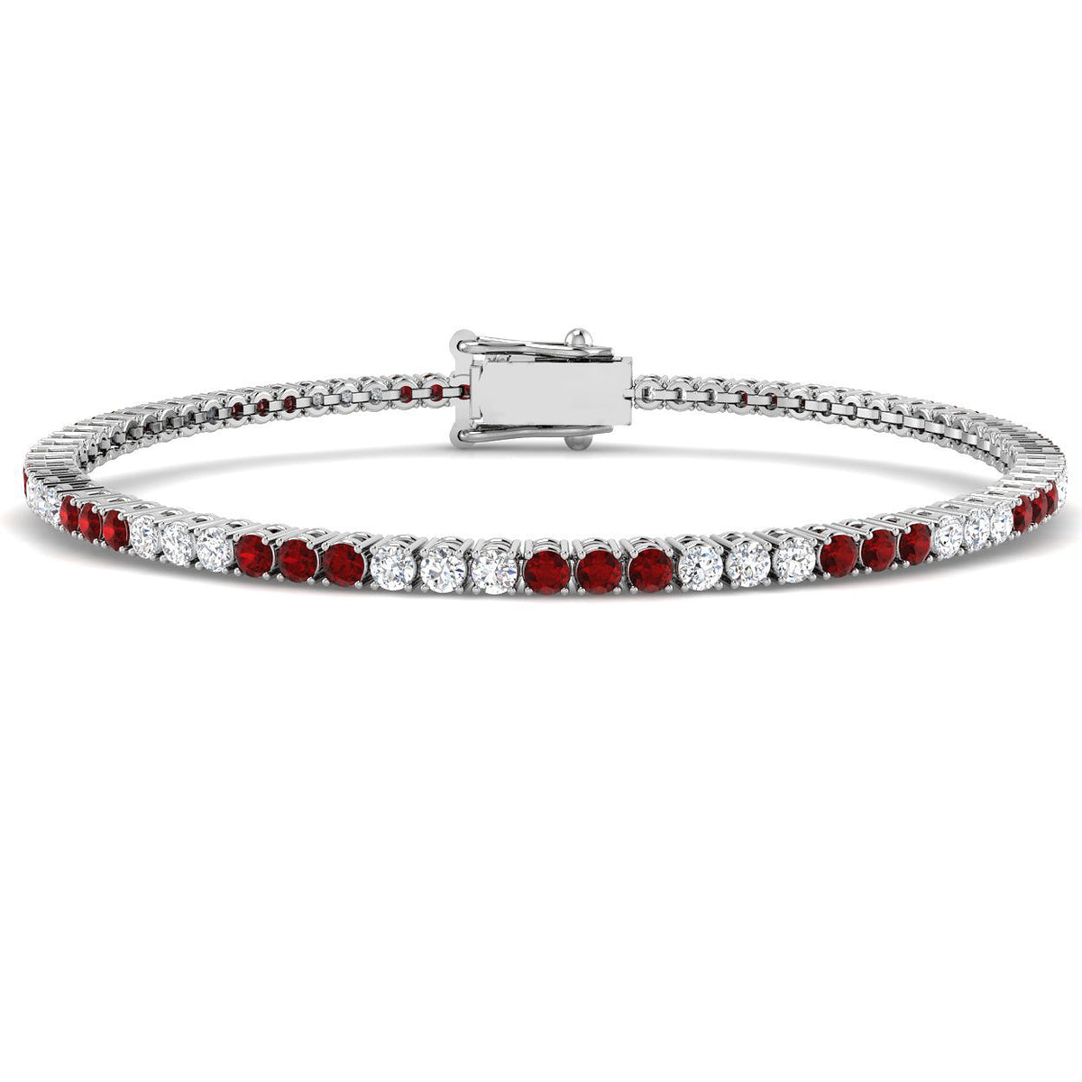 Ruby Diamond Ring 2.53ct – BL6496~RY – 18k White Gold