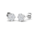 Cluster Diamond Ring 0.48ct – DNE0258 – 18k White Gold