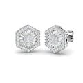 Baguette & Brilliant Diamond Ring 0.66ct – DNE030 – 18k White Gold