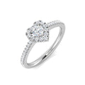 Engagement Diamond Ring 0.33ct – DNR0796 – 18k White Gold