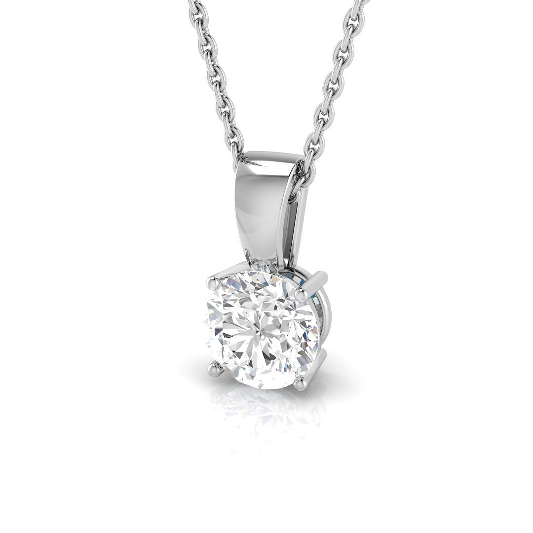 Solitaire Diamond Ring 0.7ct–0.74ct – PDR0070 – 18k White Gold