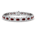 Ruby Diamond Ring 8.99ct–9.28ct – SB1773~RY – 18k White Gold