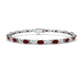 Ruby Diamond Ring 4.96ct – SB1938~RY – 18k White Gold