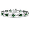 Emerald Diamond Ring 8.3ct – SB1984~EM – 18k White Gold