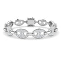 Paper Clip Diamond Ring 3.15ct–3.46ct – SB2365 – 18k White Gold