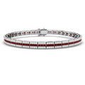Ruby Diamond Ring 5.23ct – SB2552~RY – 18k White Gold