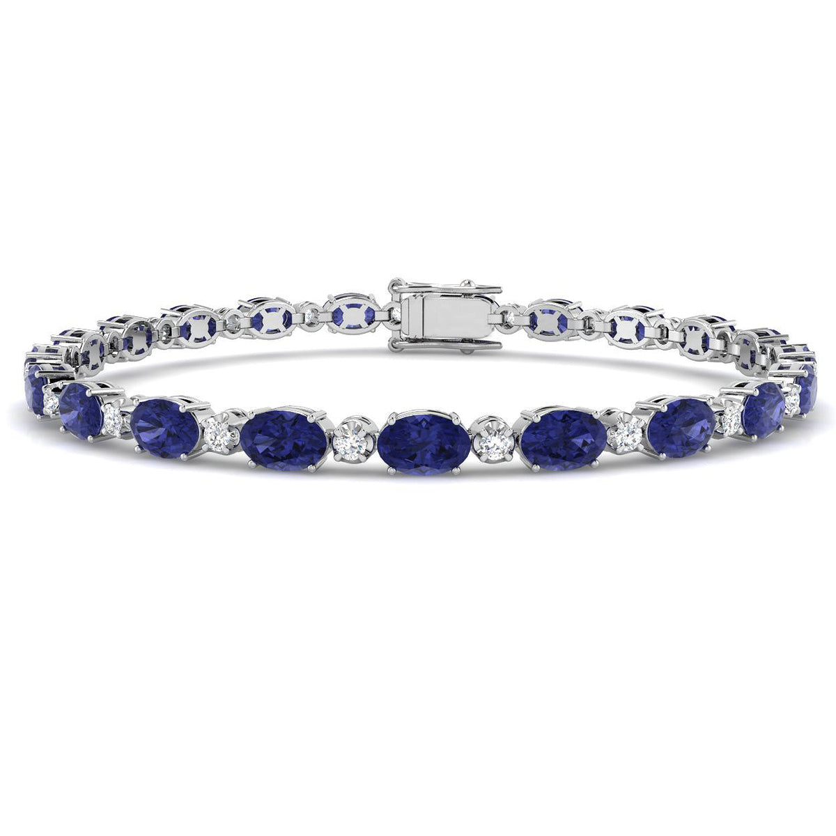 Tanzanite Diamond Ring 10.72ct – SB2559~TZ – 18k White Gold