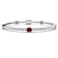 Ruby Diamond Ring 4.32ct – SB2586~RY – 18k White Gold
