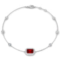 Ruby Diamond Ring 0.71ct – SB2618~RY – 18k White Gold