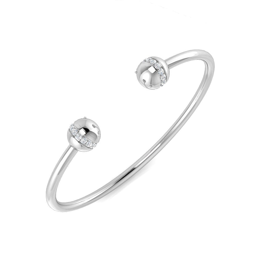 Torque Diamond Ring 0.38ct – SBK1085 – 18k White Gold