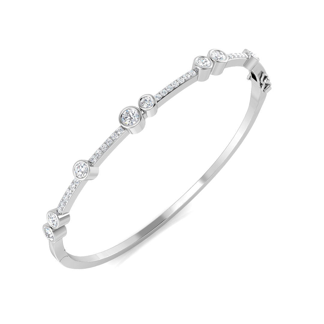 Bubble Diamond Ring 1.43ct–1.47ct – BJA0001 – 18k White Gold