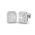 Baguette & Brilliant Diamond Ring 0.79ct – SE5468 – 18k White Gold