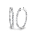 Hoops Diamond Ring 1.67ct – SE4075 – 18k White Gold