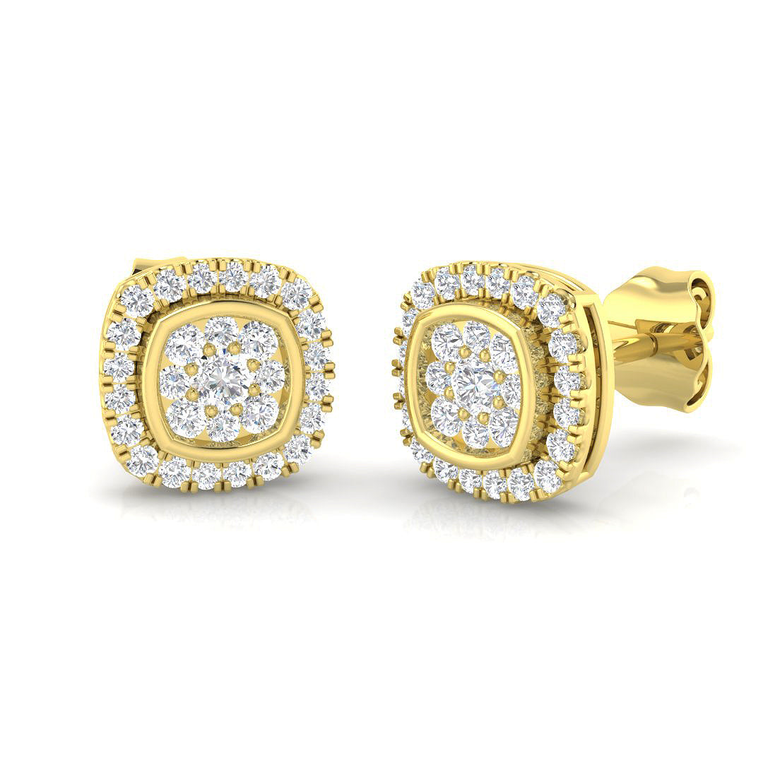 Cluster Diamond Ring 0.29ct – SE4523 – 18k Yellow Gold