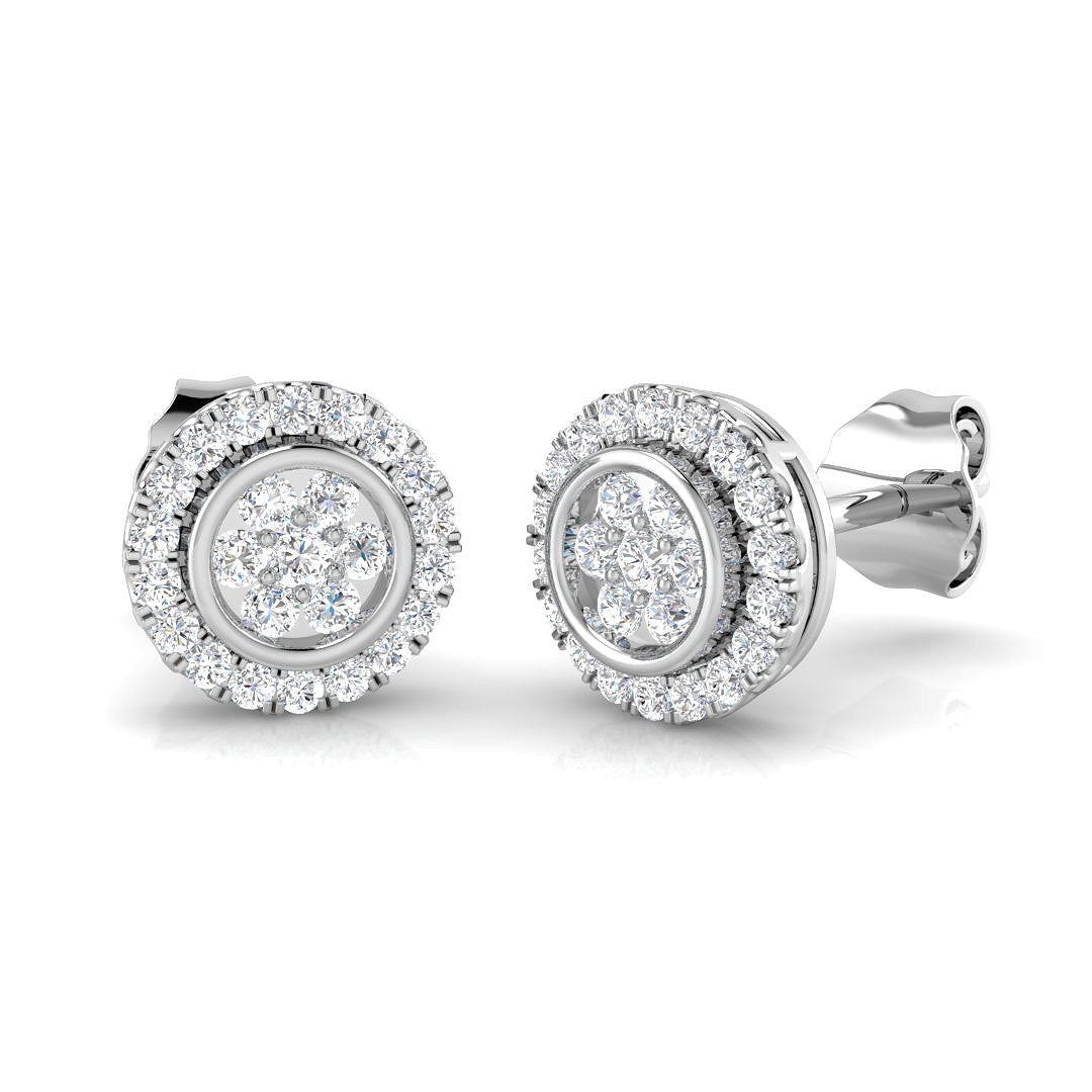 Cluster Diamond Ring 0.25ct – SE4524 – 18k White Gold