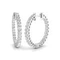 Hoops Diamond Ring 1.52ct–2.03ct – SE4824 – 18k White Gold