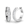 Hoops Diamond Ring 0.35ct–0.36ct – SE4913 – 18k White Gold