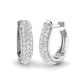 Hoops Diamond Ring 0.48ct – SE4979 – 18k White Gold