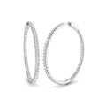 Hoops Diamond Ring 2.17ct – SE5168 – 18k White Gold