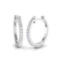 Hoops Diamond Ring 0.16ct – SE5287 – 18k White Gold