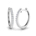 Hoops Diamond Ring 0.23ct–0.5ct – SE4670 – 18k White Gold