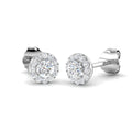 Halo Diamond Ring 0.34ct – SE5375-3.0MM – 18k White Gold