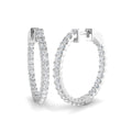 Hoops Diamond Ring 1.42ct – SE5550 – 18k White Gold