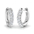 Hoops Diamond Ring 0.4ct – SE5739 – 18k White Gold