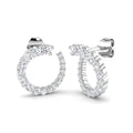 Hoops Diamond Ring 0.72ct – SE5781 – 18k White Gold
