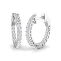 Hoops Diamond Ring 0.75ct–0.97ct – SE5810 – 18k White Gold