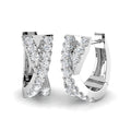 Hoops Diamond Ring 0.39ct – SE5890 – 18k White Gold