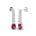 Pink Tourmaline Diamond Ring 1.99ct – SE5941A~PKT – 18k White Gold