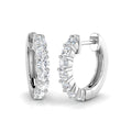 Hoops Diamond Ring 0.74ct–1.01ct – SE5984 – 18k White Gold