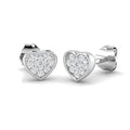 Heart Diamond Ring 0.11ct – SE6012 – 18k White Gold