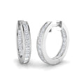 Hoops Diamond Ring 1.33ct – SE6014 – 18k White Gold