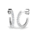 Hoops Diamond Ring 0.88ct – SE6068 – 18k White Gold