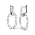 Drop & Trilogy Diamond Ring 0.94ct–2.01ct – SE6124 – 18k White Gold