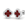 Ruby Diamond Ring 1.16ct – SE6137~RY – 18k White Gold