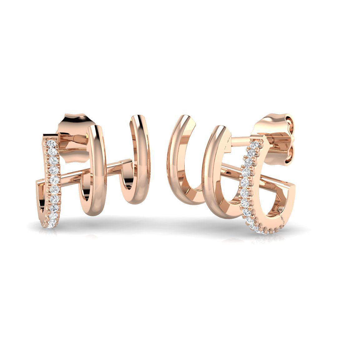 Crawlers Diamond Ring 0.05ct – SE6166 – 18k Rose Gold