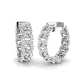 Hoops Diamond Ring 0.98ct – SE6191 – 18k White Gold