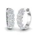 Hoops Diamond Ring 1.6ct – SE6230 – 18k White Gold
